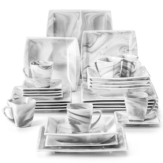 MALACASA  Dinnerware Set