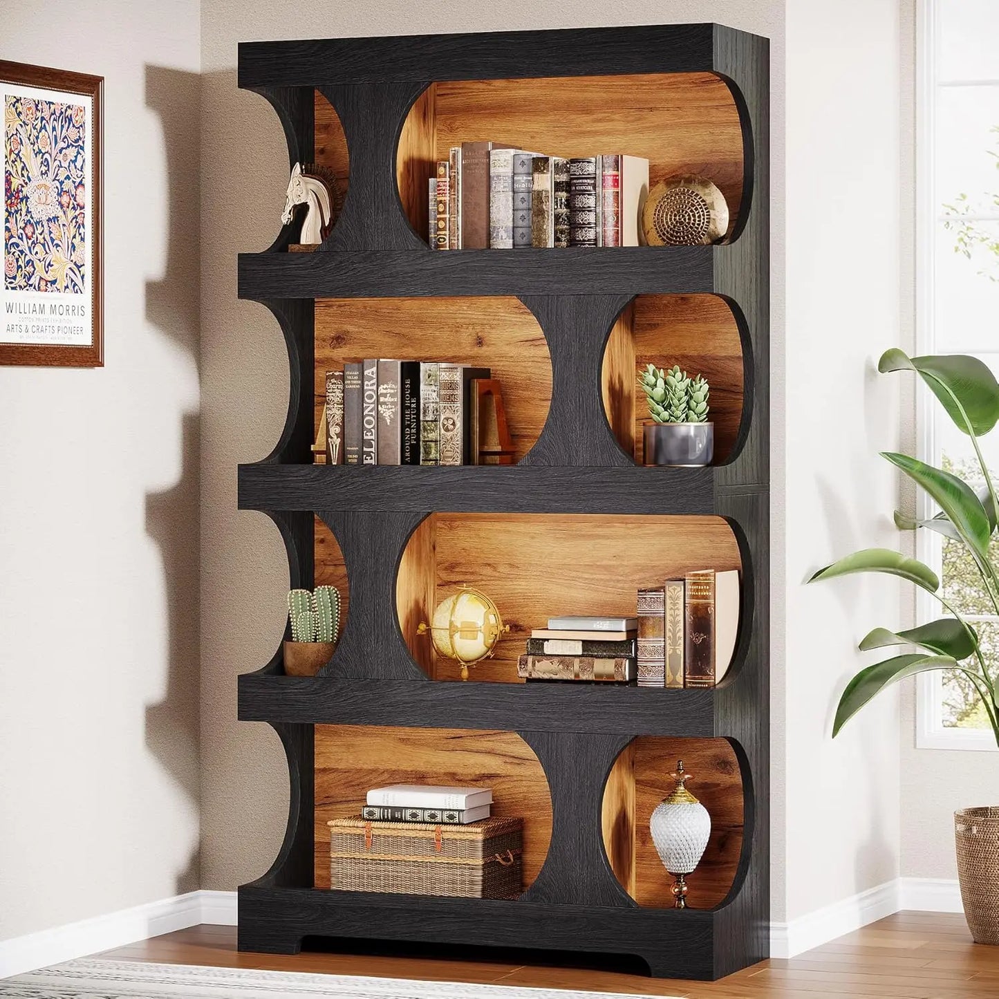 Black Modern Bookshelf