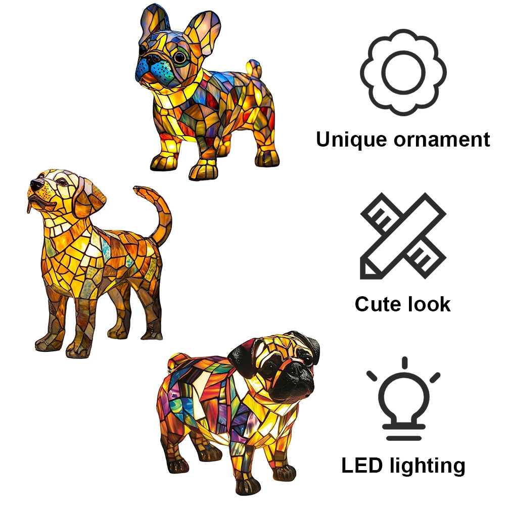 Dog Lamp Art Night Light