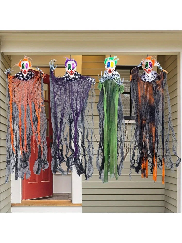 Hanging Clown Halloween Decorations