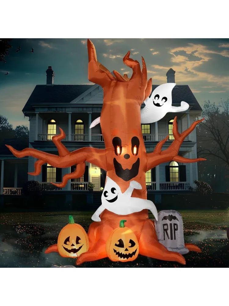 8 FT Halloween Inflatable Scary Tree