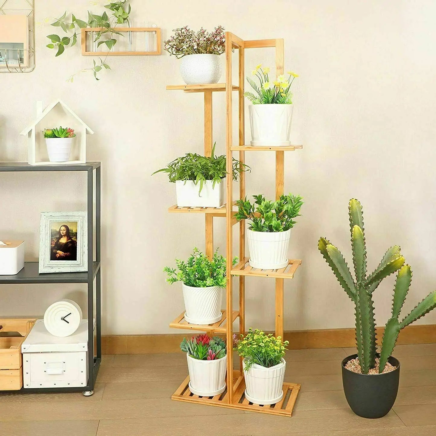Bamboo 5 / 6  Tier  Plant Stand Rack