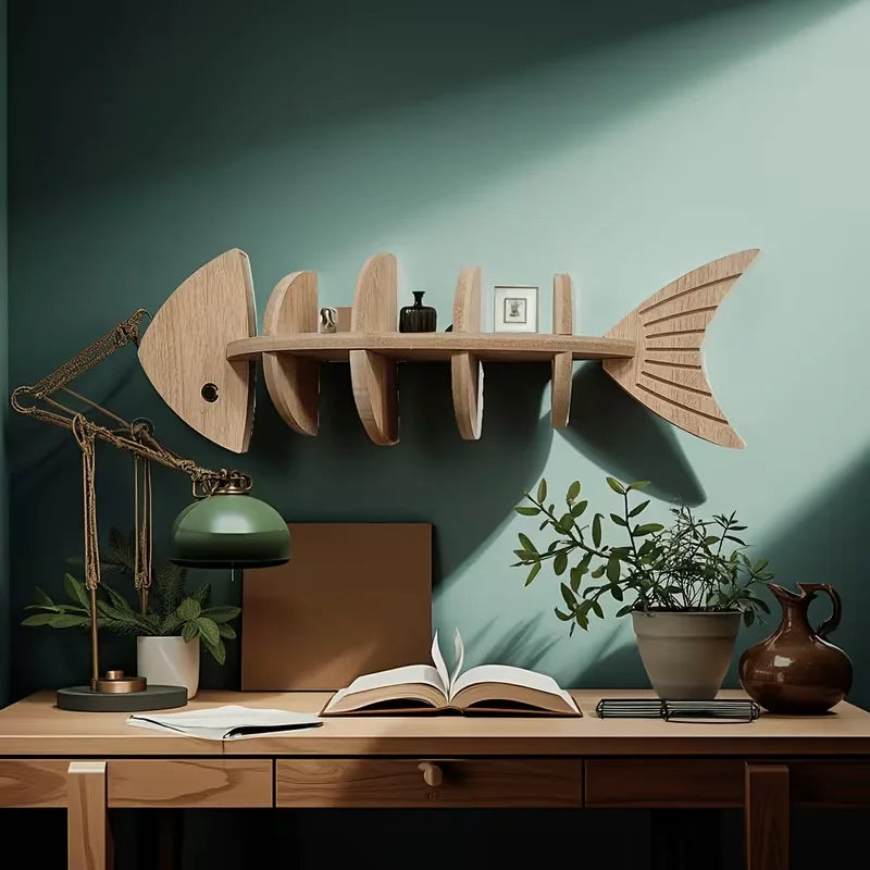 Friendly Fishbone Wall Shelves