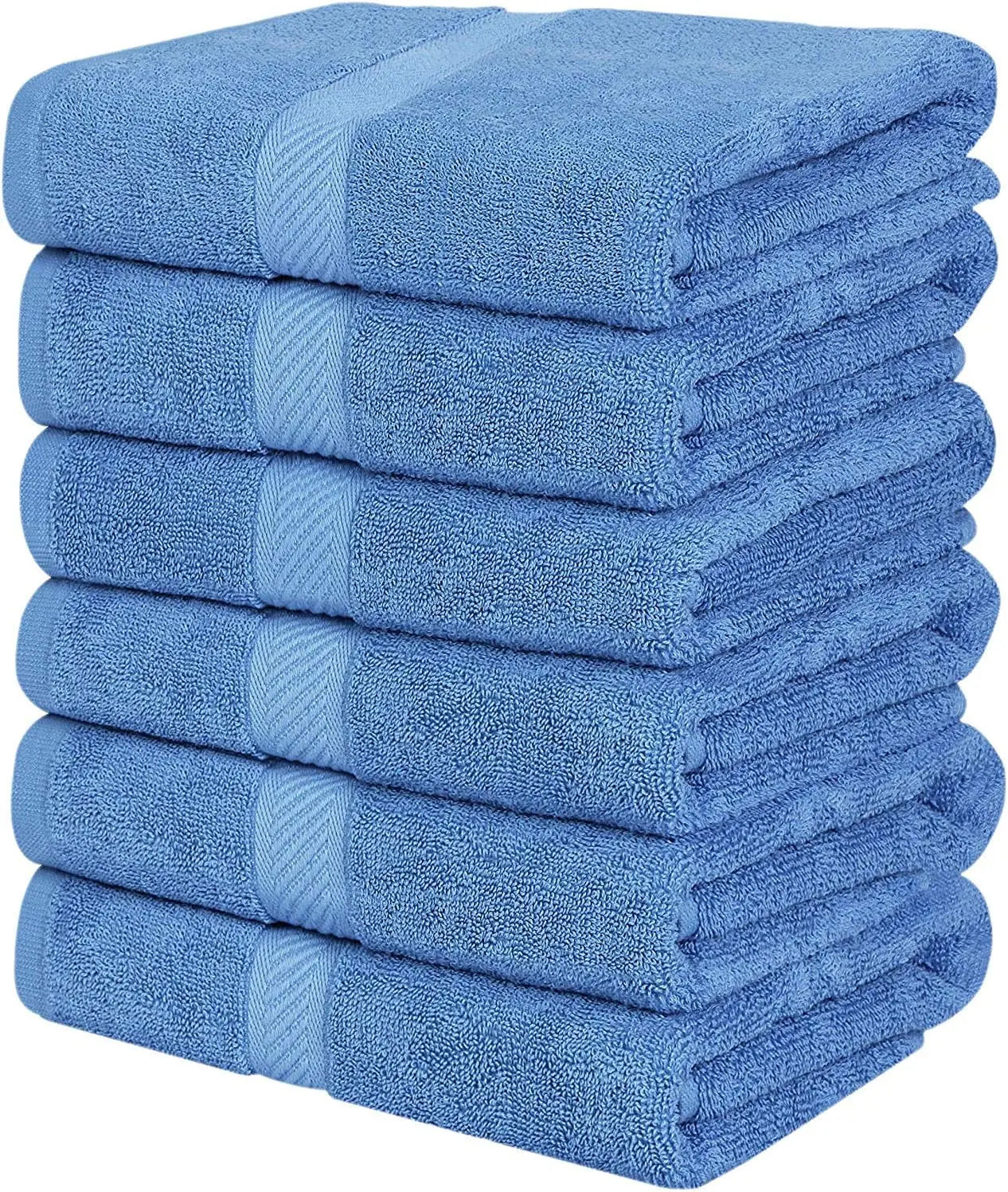 6 Pack Bath Towel Set