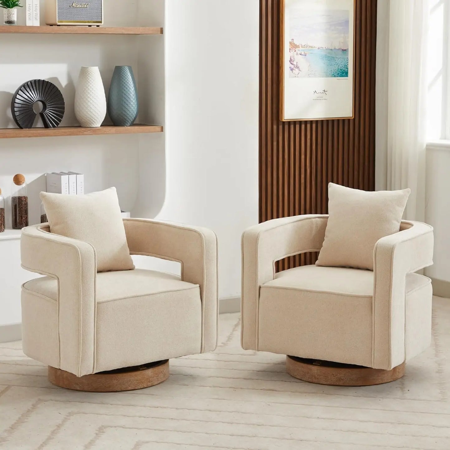 Swivel Accent Chair Set of 2