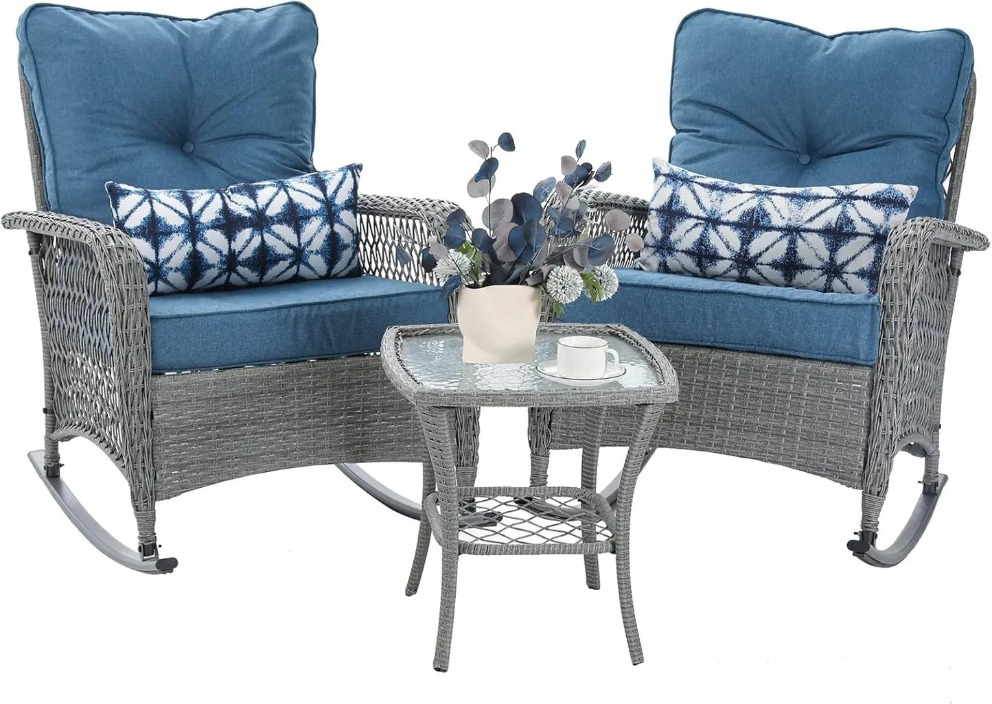 Patio Furniture Set 3 Pieces