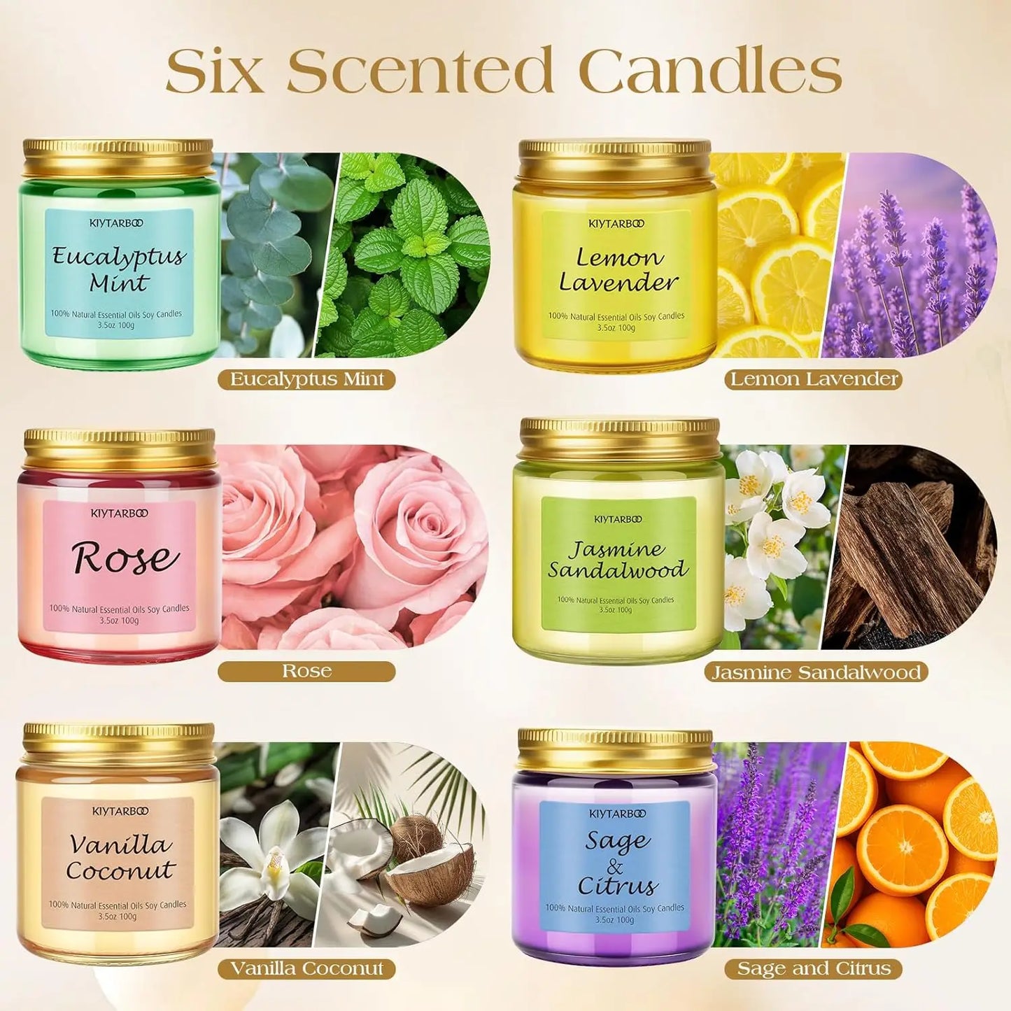 Aromatherapy Soy Candles