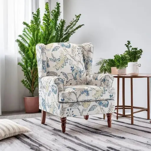 Floral Accent Chair