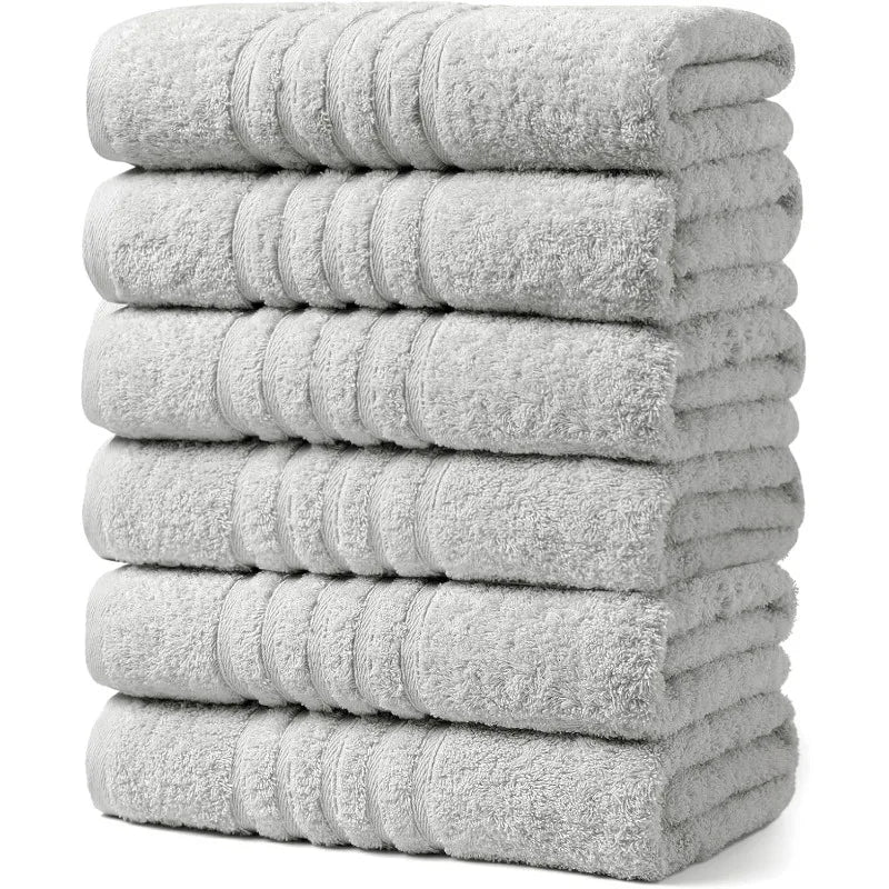 Towels 6 Pack Bath Towel
