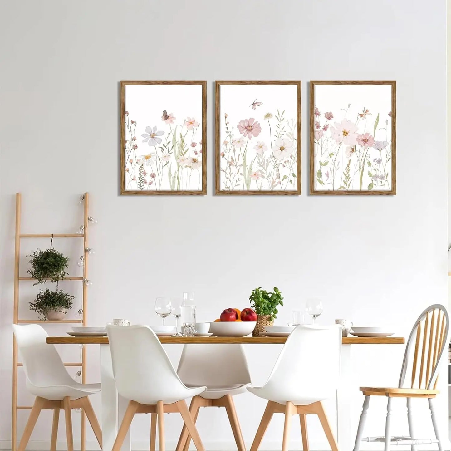 Wildflower Wall Art Set of 3