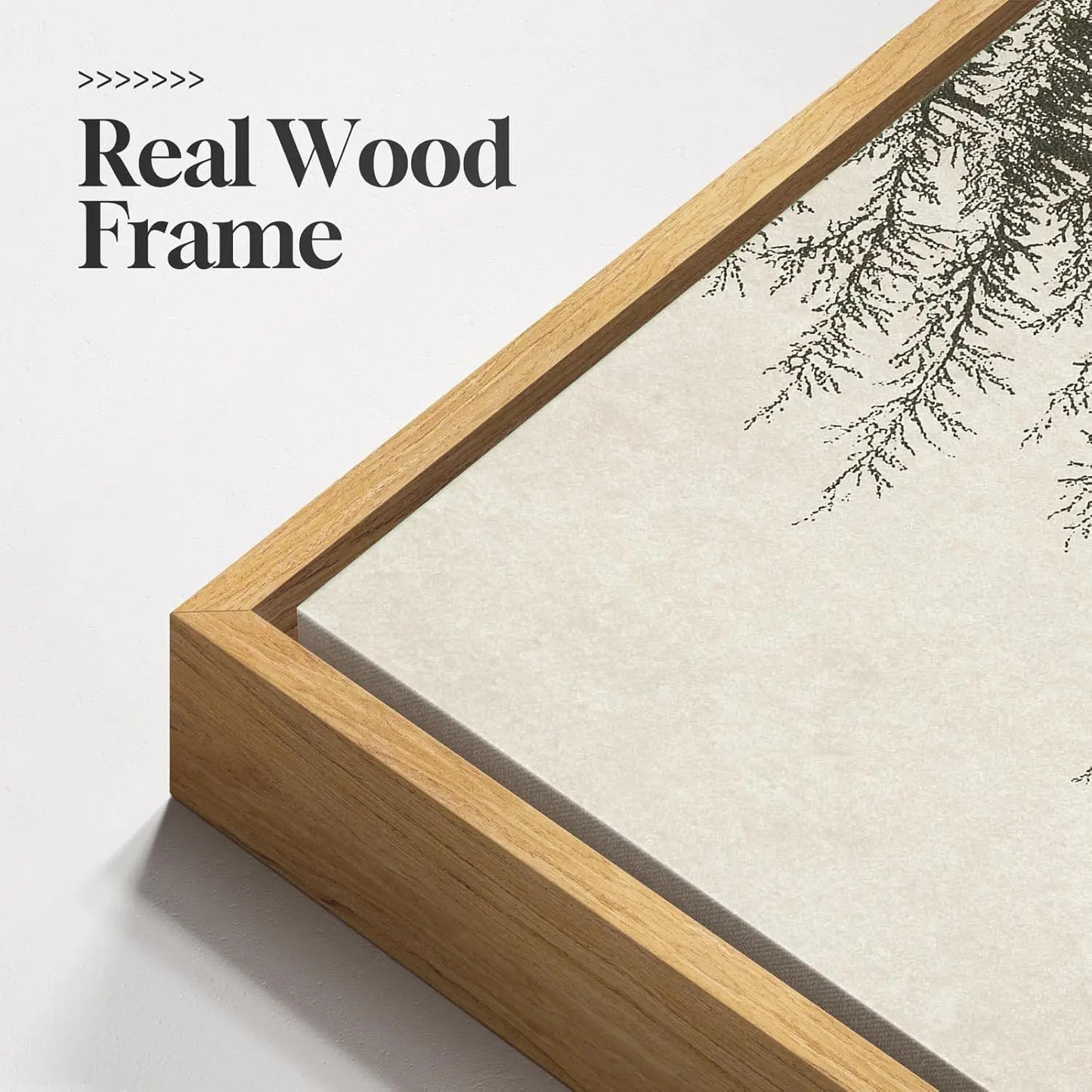 Framed Vintage Sketch Tree Wall Art