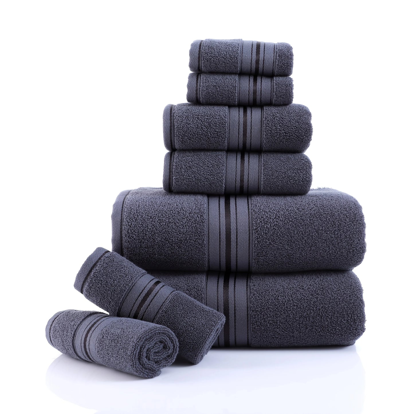Set of 8 Bath Towels