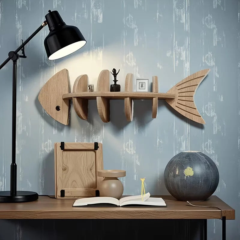 Friendly Fishbone Wall Shelves