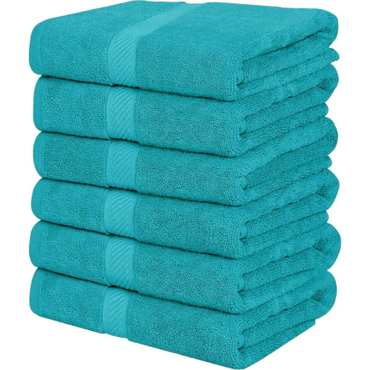 6 Pack Bath Towel Set