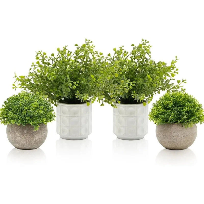 4Pack Small Fake Plants