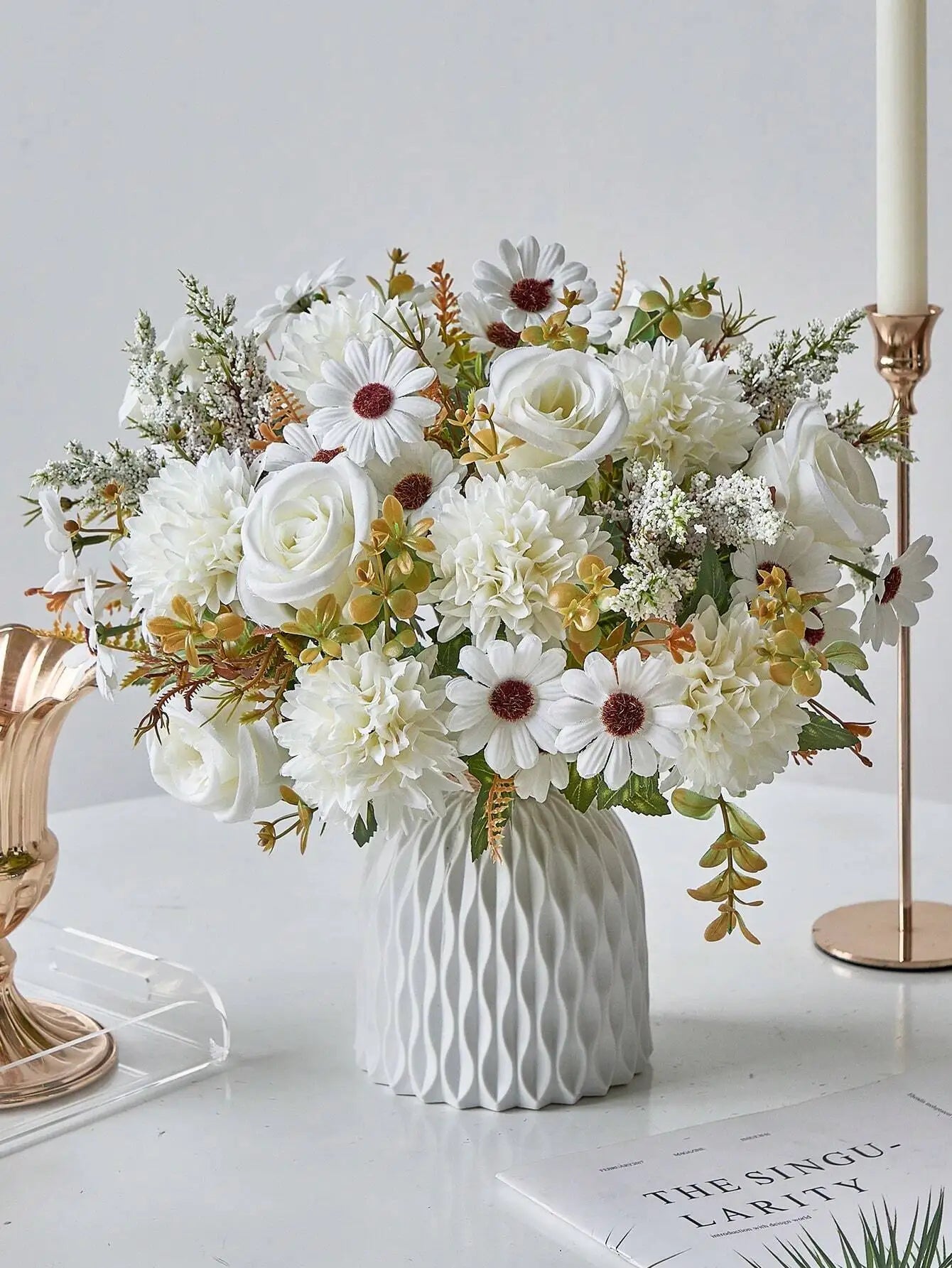 Artificial Flowers Centerpiece