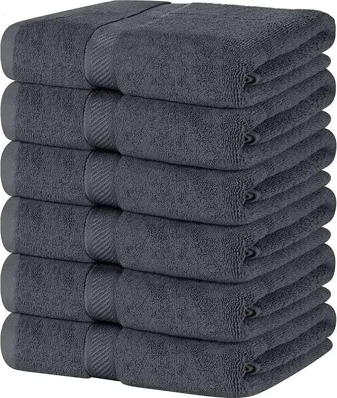 6 Pack Bath Towel Set