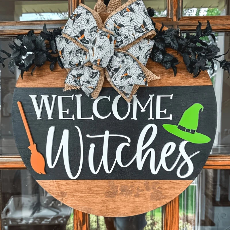 Welcome Witches Door Hanger