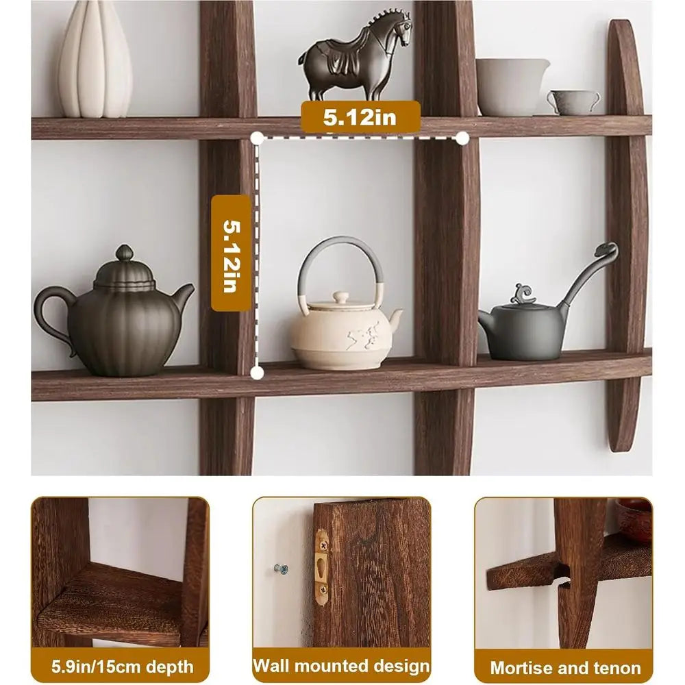 Wood Tea Cup Holder