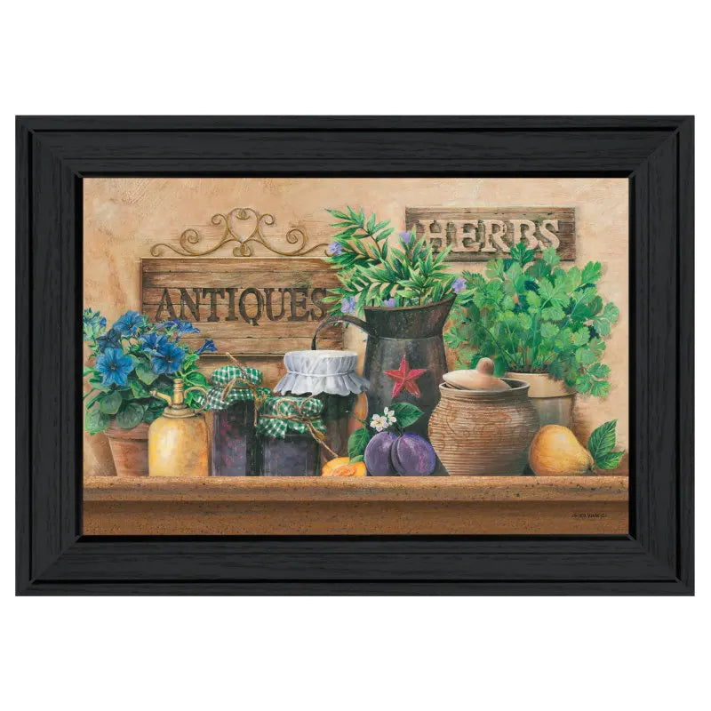 Antiques and Herbs Painting
