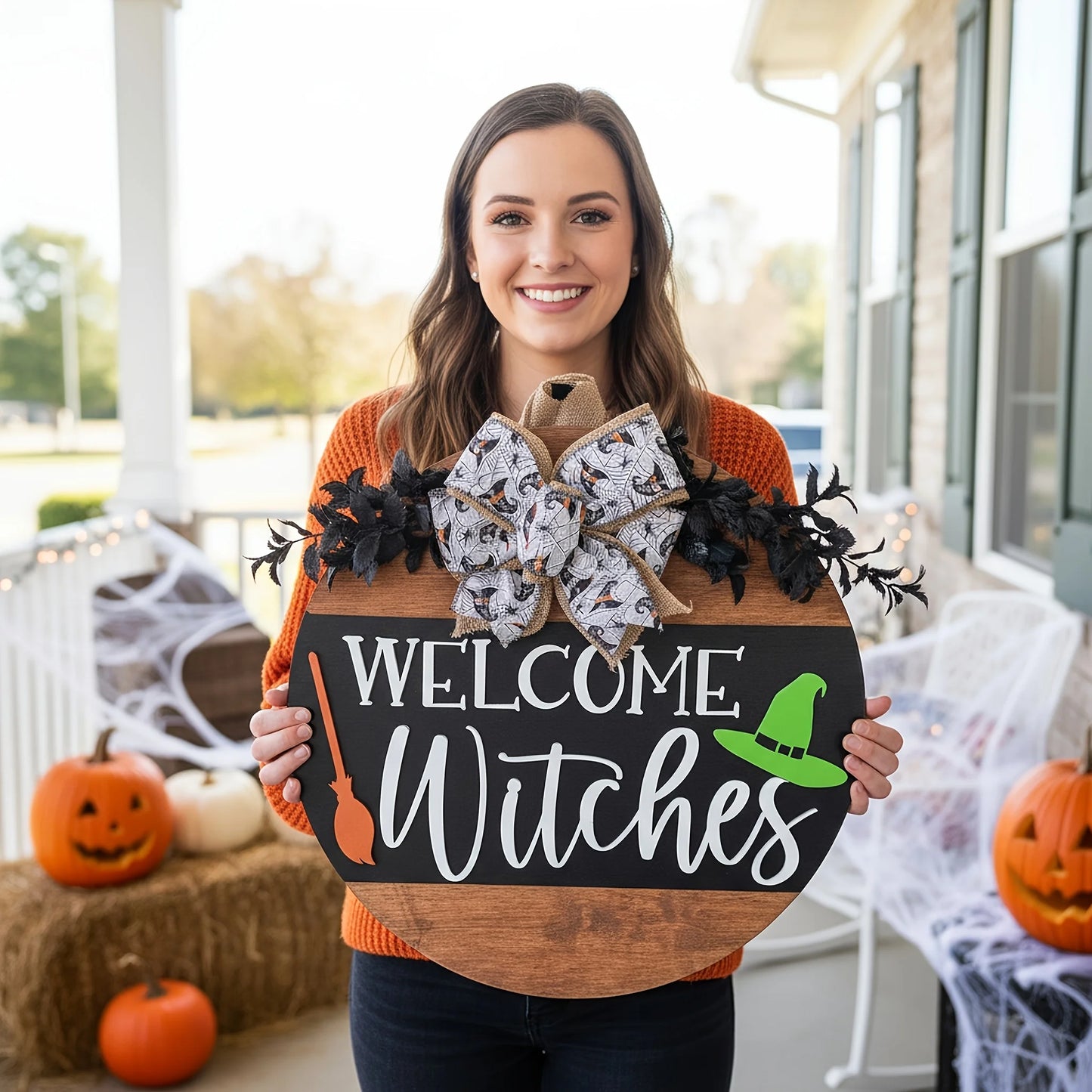 Welcome Witches Door Hanger