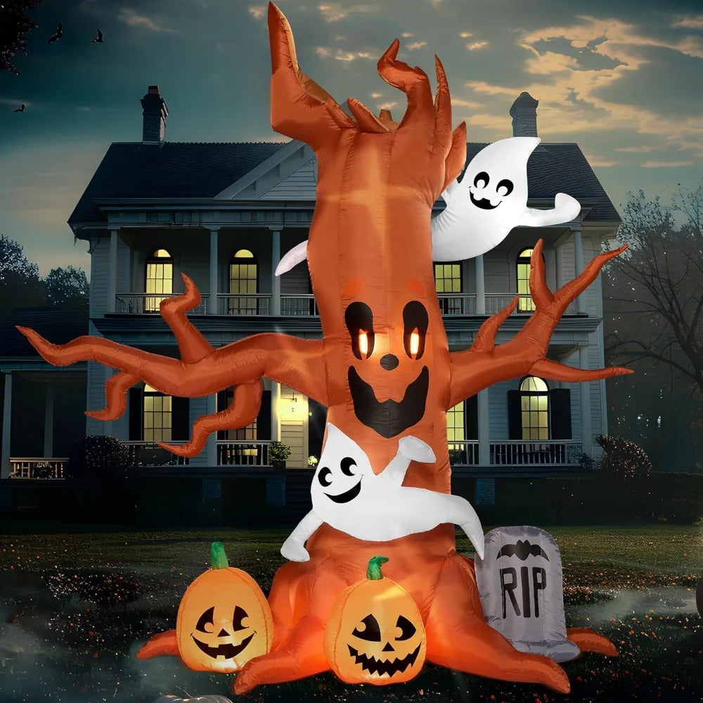 8 FT Halloween Inflatable Scary Tree
