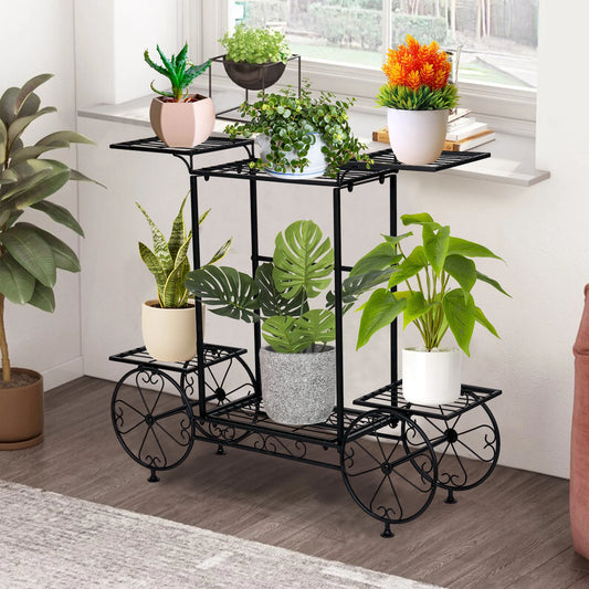 Large Metal Plant Stand 6 Tier