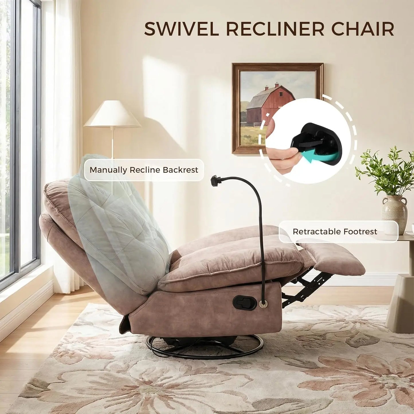Swivel Rocker Recliner Chair