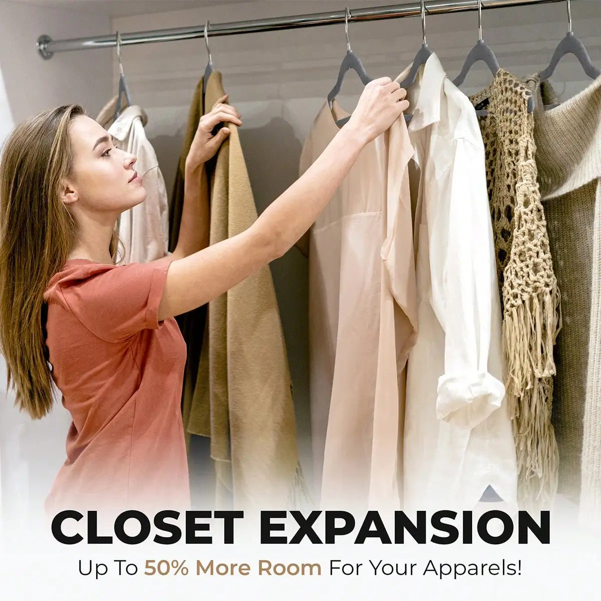 100 Pack Velvet Hanger