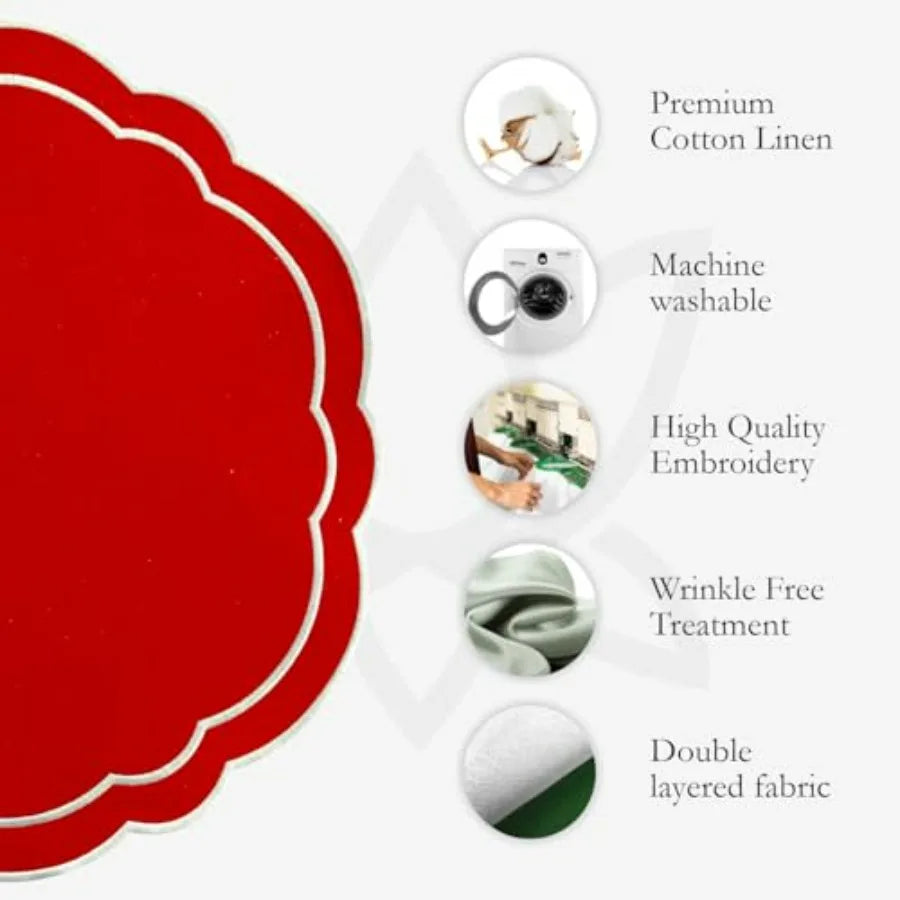 Round Placemats Set of 4