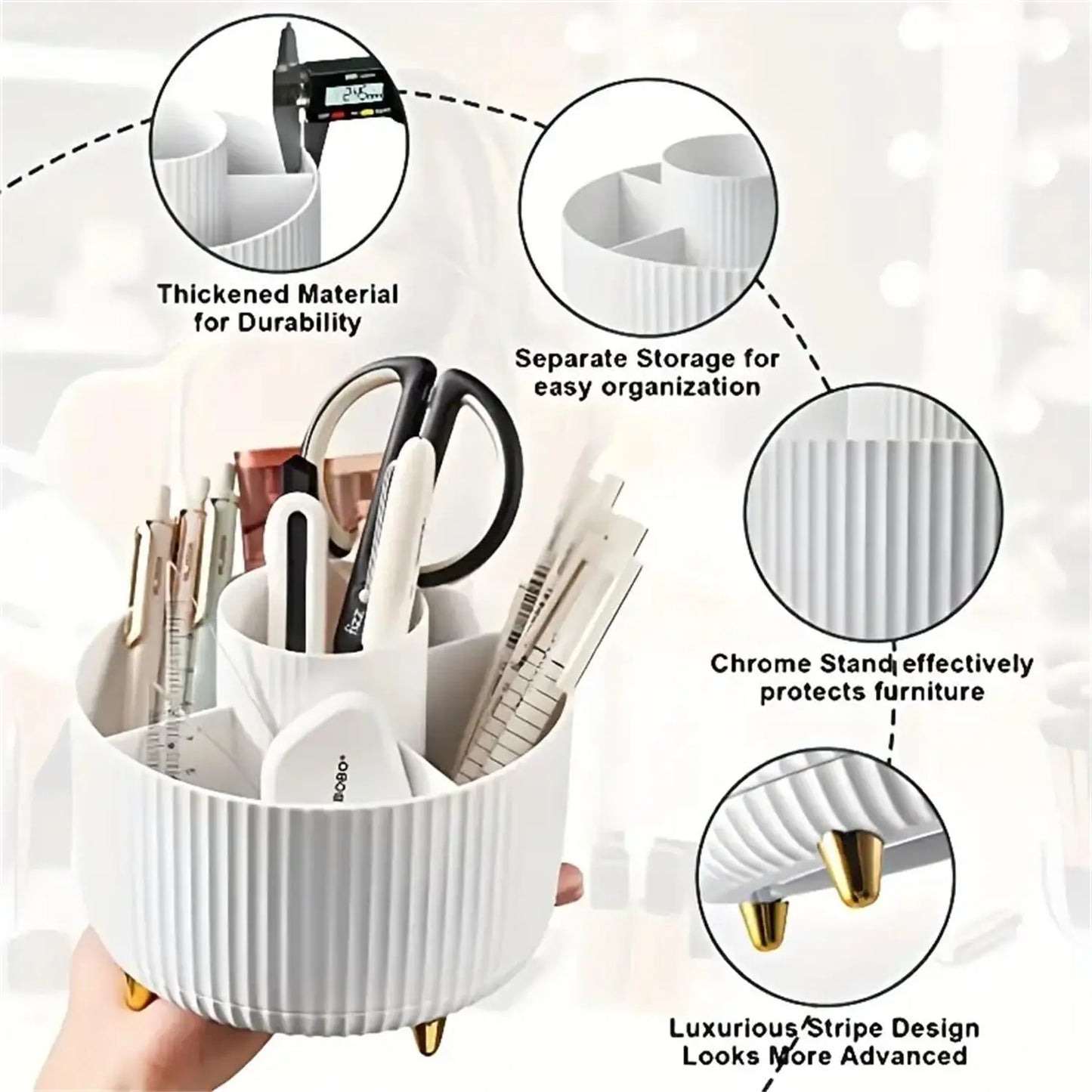 Rotating Makeup Organizer