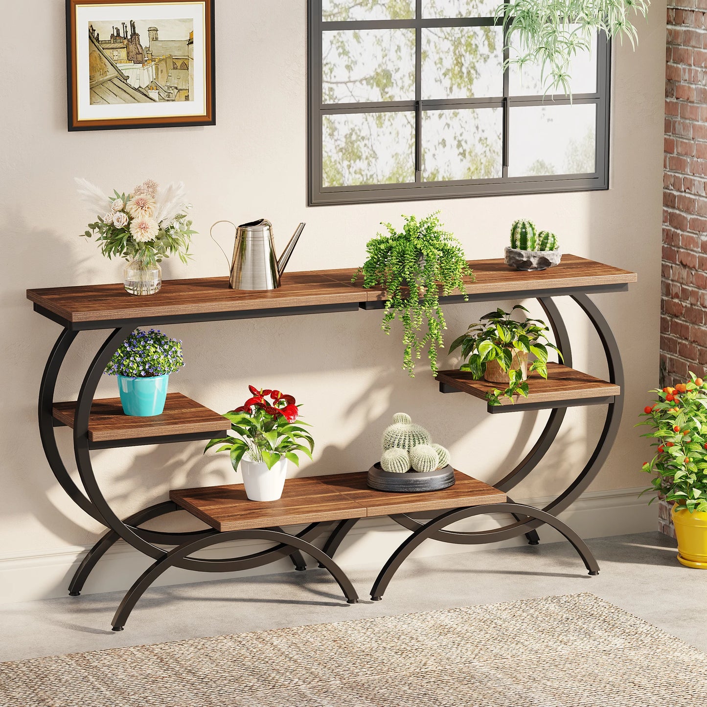 C-Shaped End Table