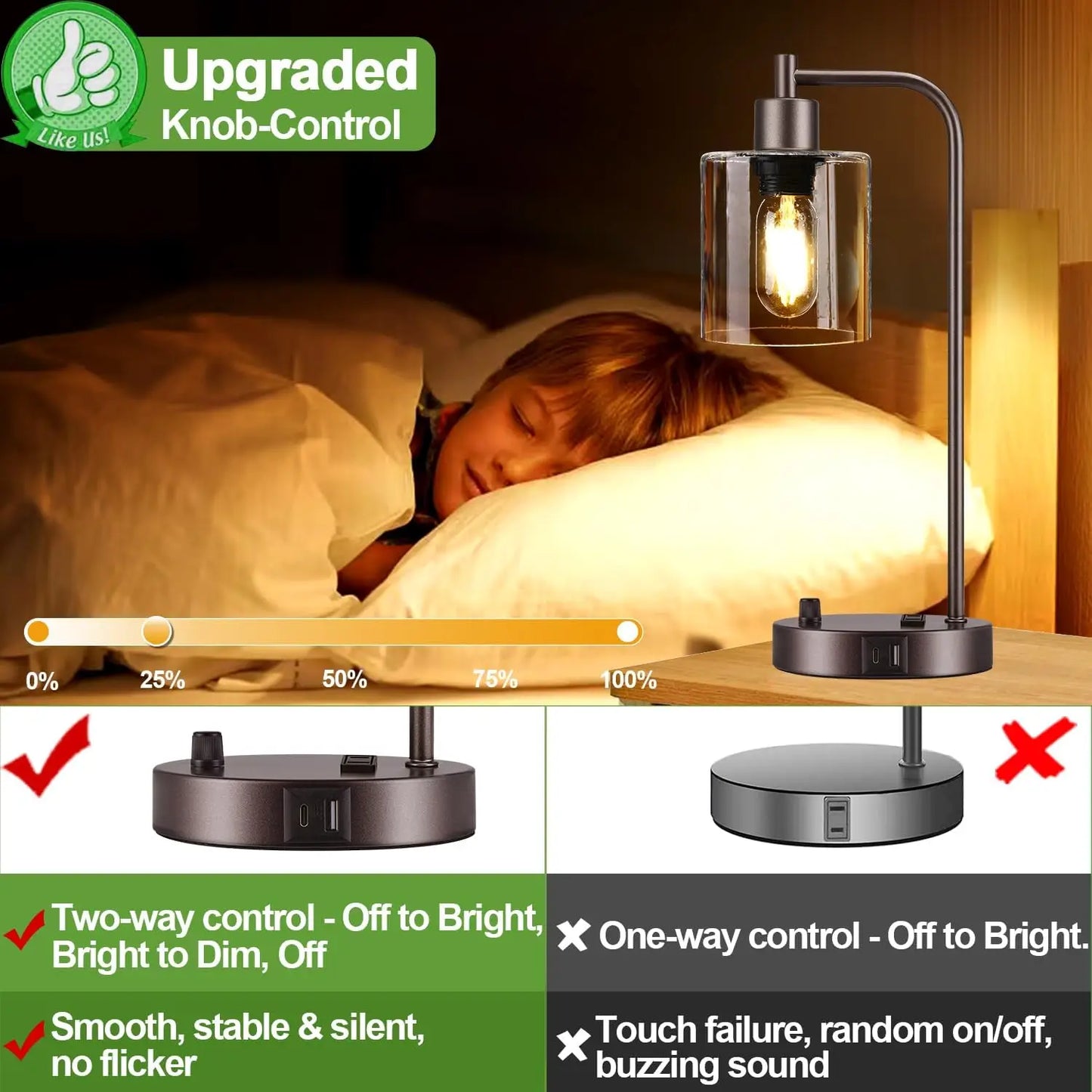 Set of 2 Oil Rubbed Bronze Table Lamps