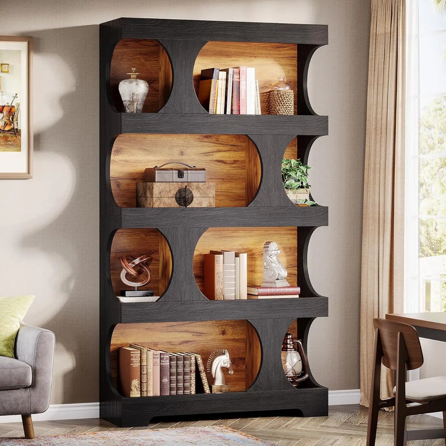 Black Modern Bookshelf