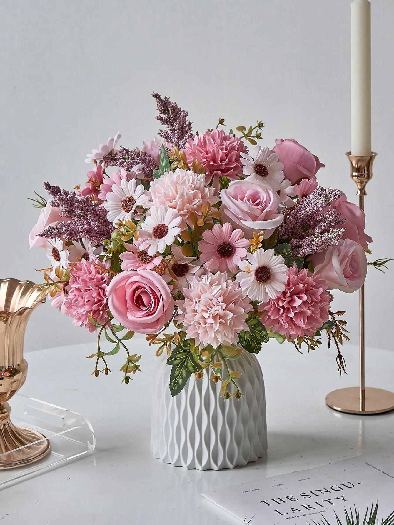 Artificial Flowers Centerpiece