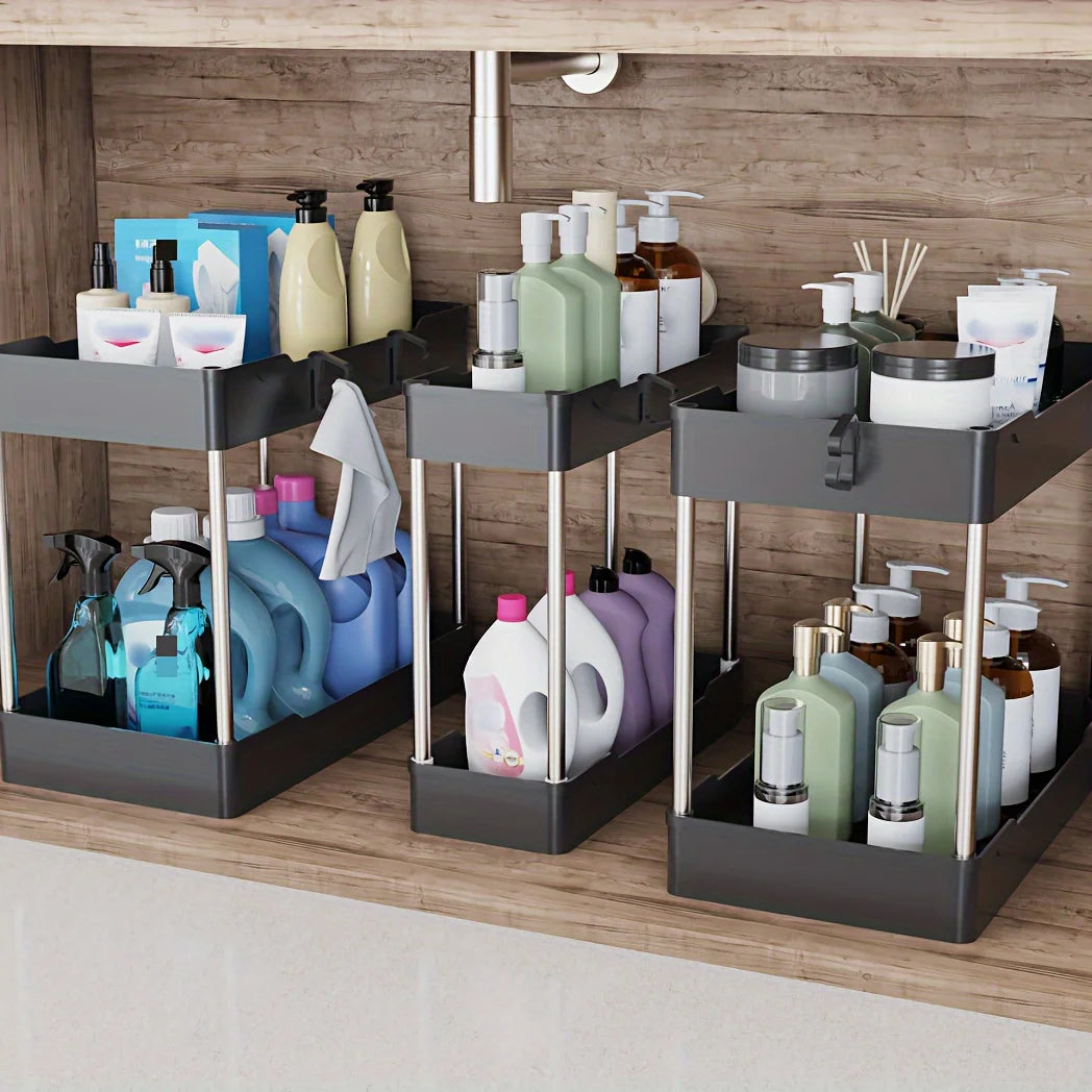 3pcs Under Bathroom Sink Organizers