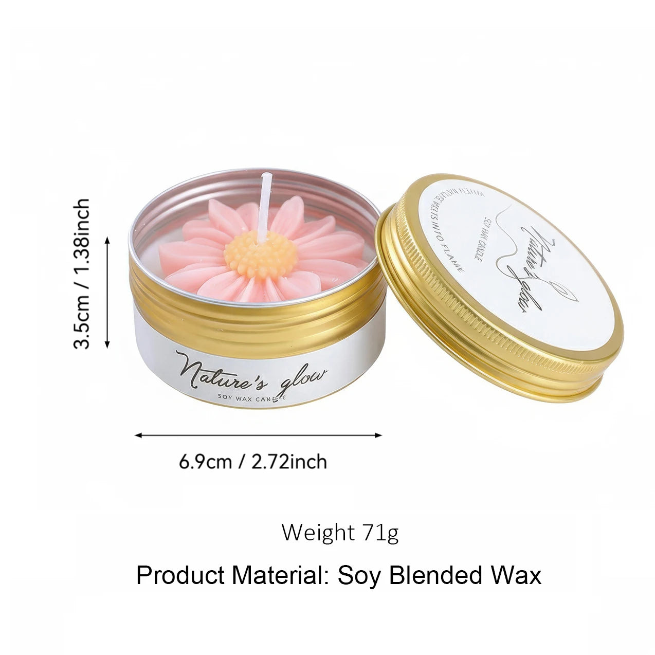 Chamomile Scented Candle Tin