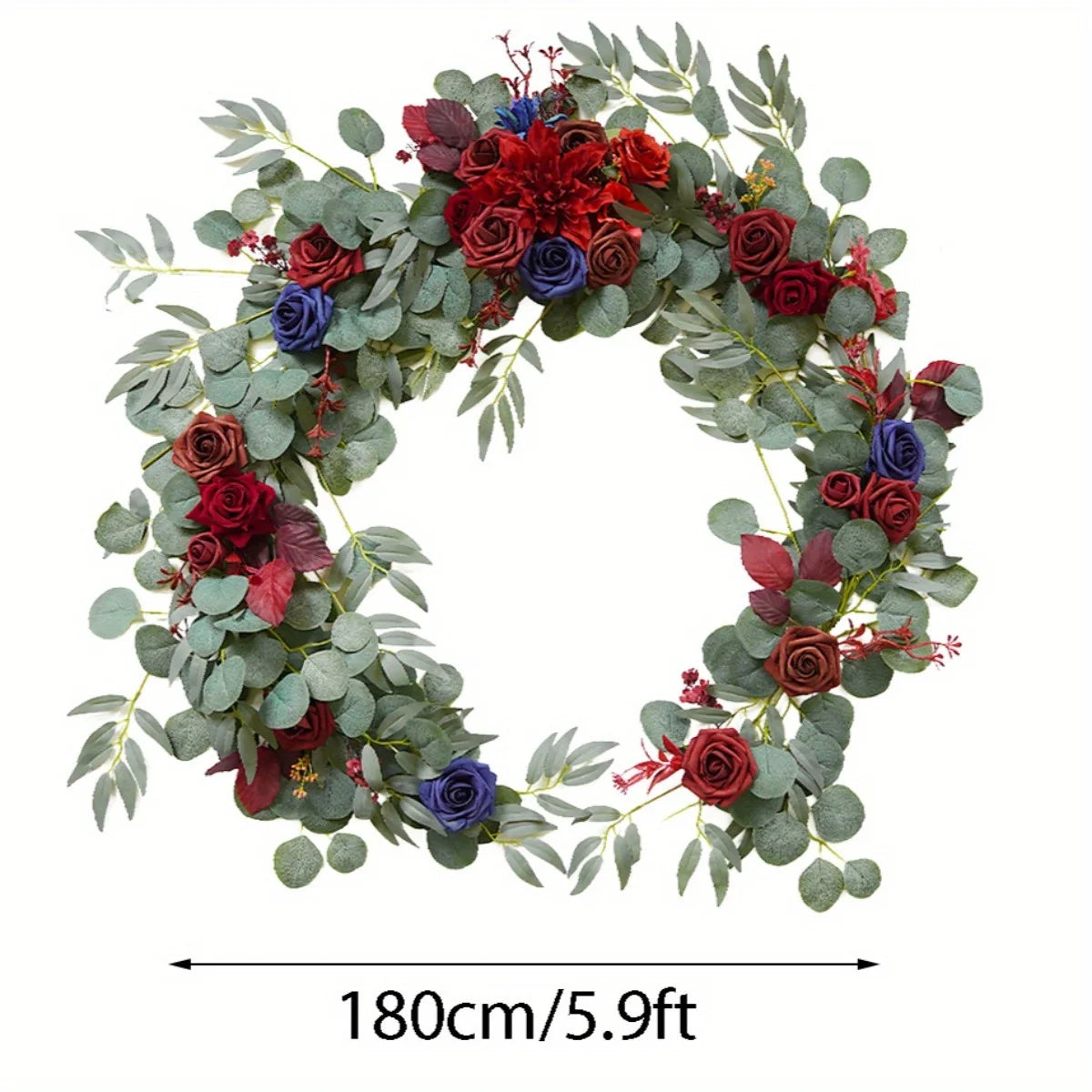 Eucalyptus Garland with Flowers