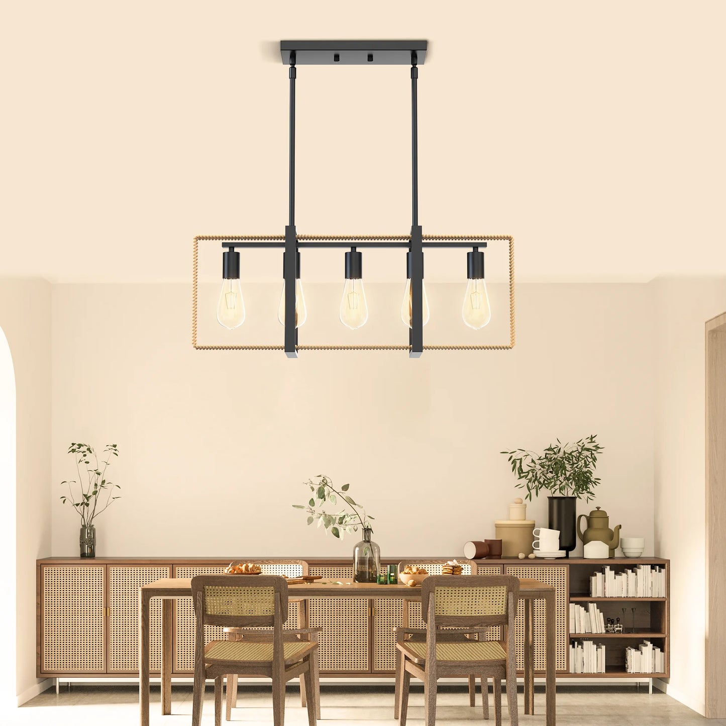 5 Lights Celling Light Fixture