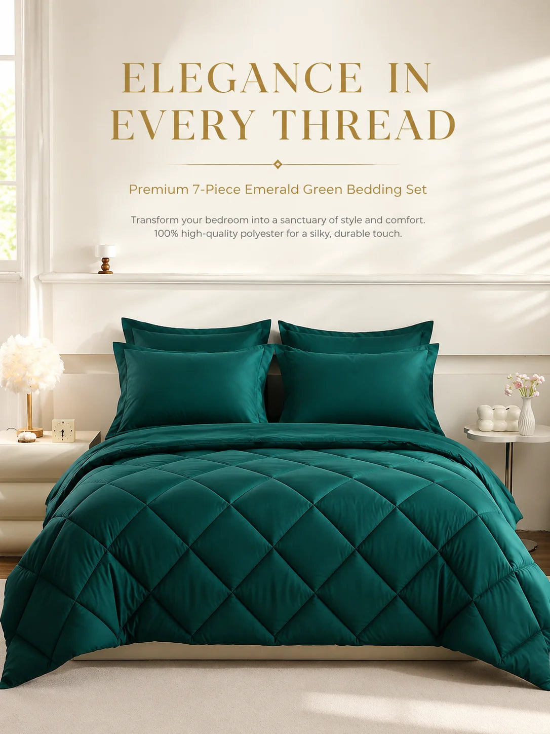 5pcs/7pcs Bedding Sets