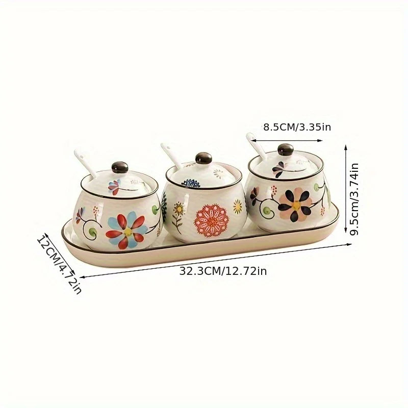 Seasoning Containers with Trays