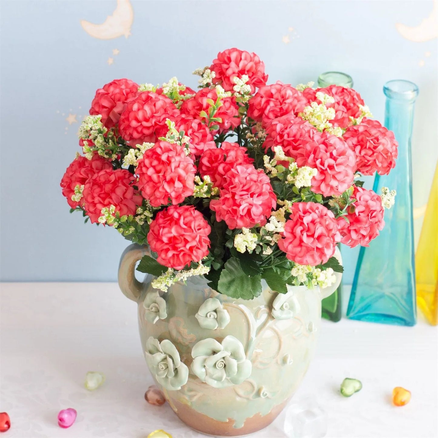 Realistic Artificial Hydrangea Bouquet