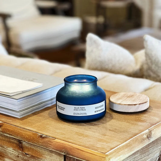 Blue Fern Citrus Scented Candle