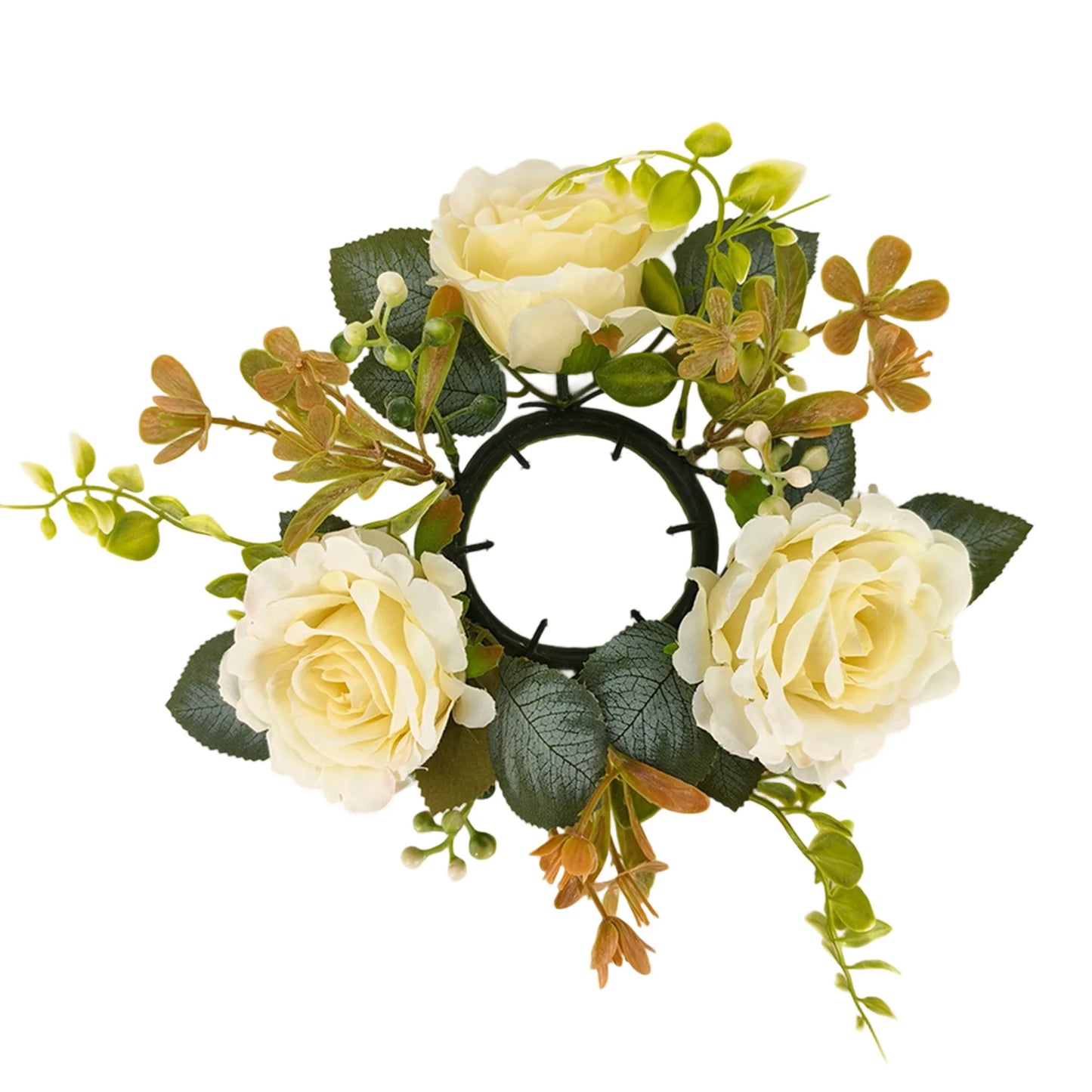 Rose Flower Candle Rings