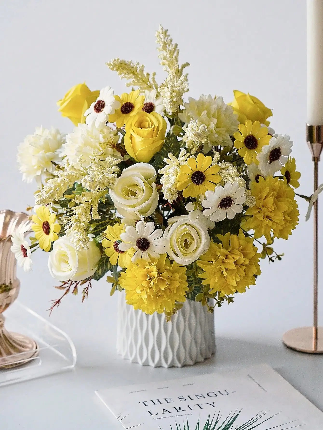 Artificial Flowers Centerpiece