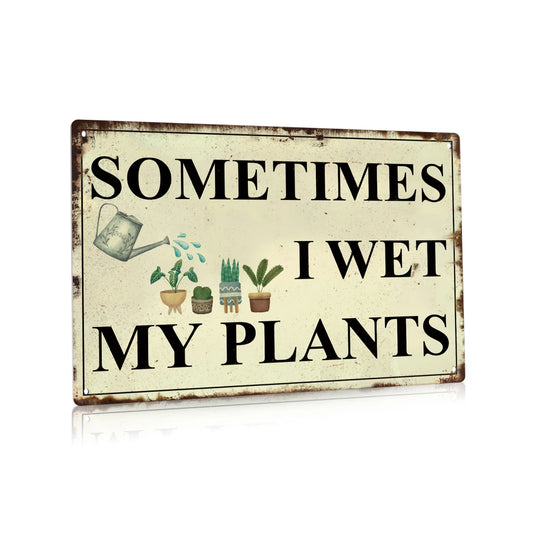 Putuo Rustic Metal Garden Sign