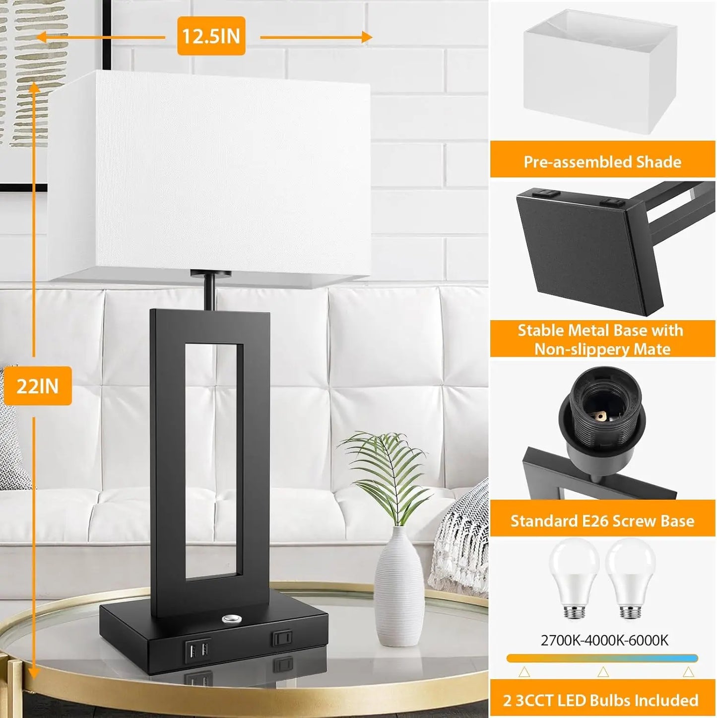 Touch Control Table Lamps