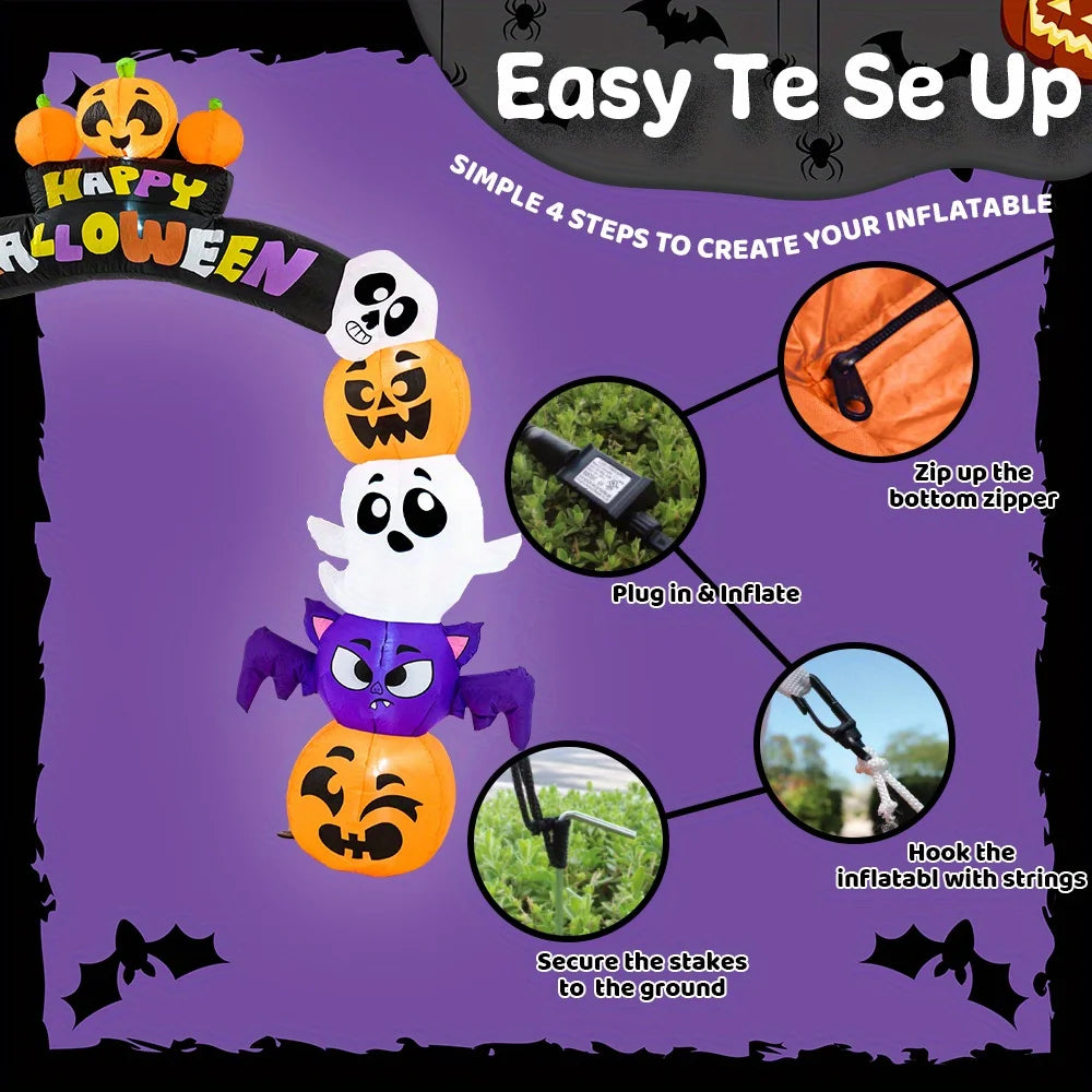 8 FT Halloween Inflatables Archway