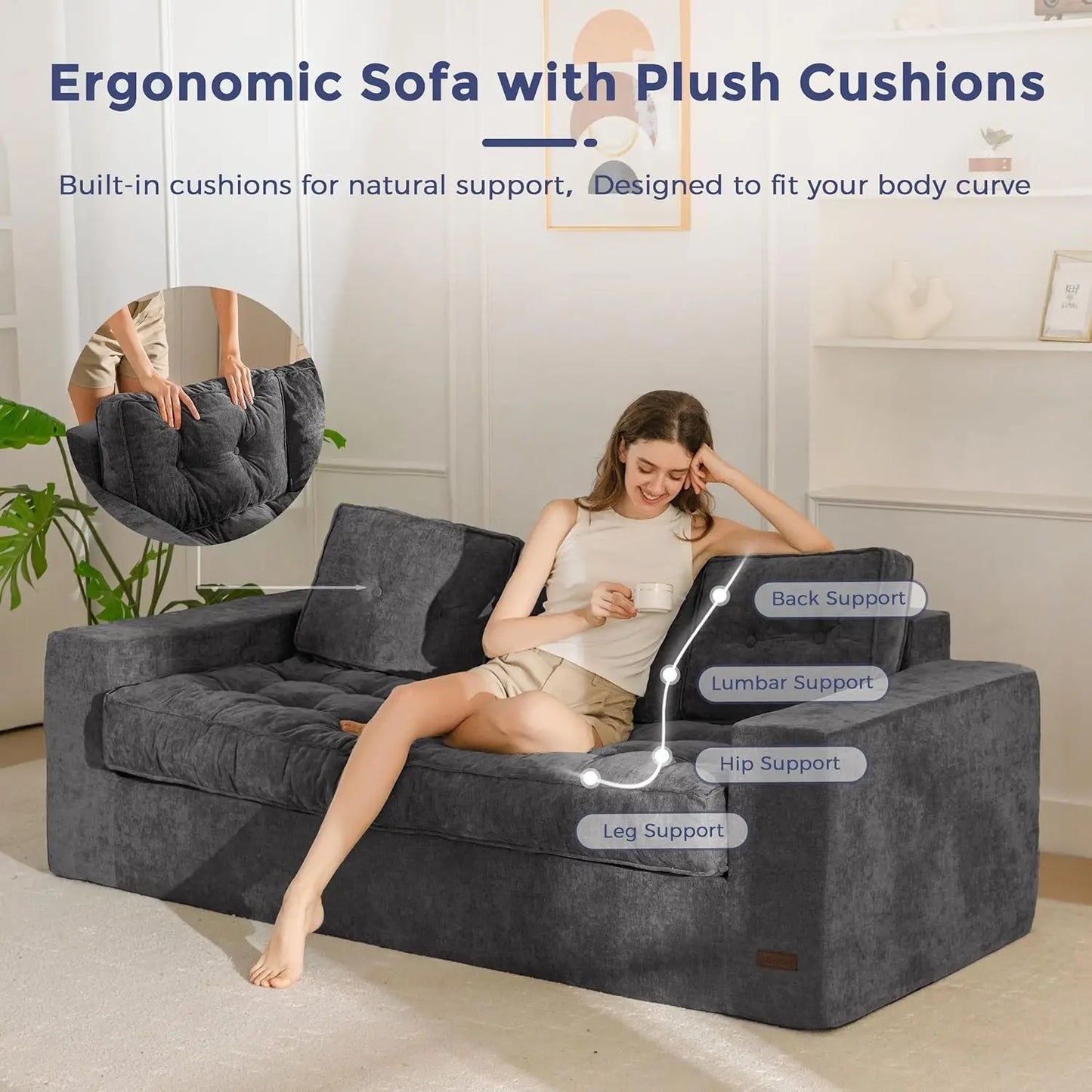 Boneless Sofa Couch