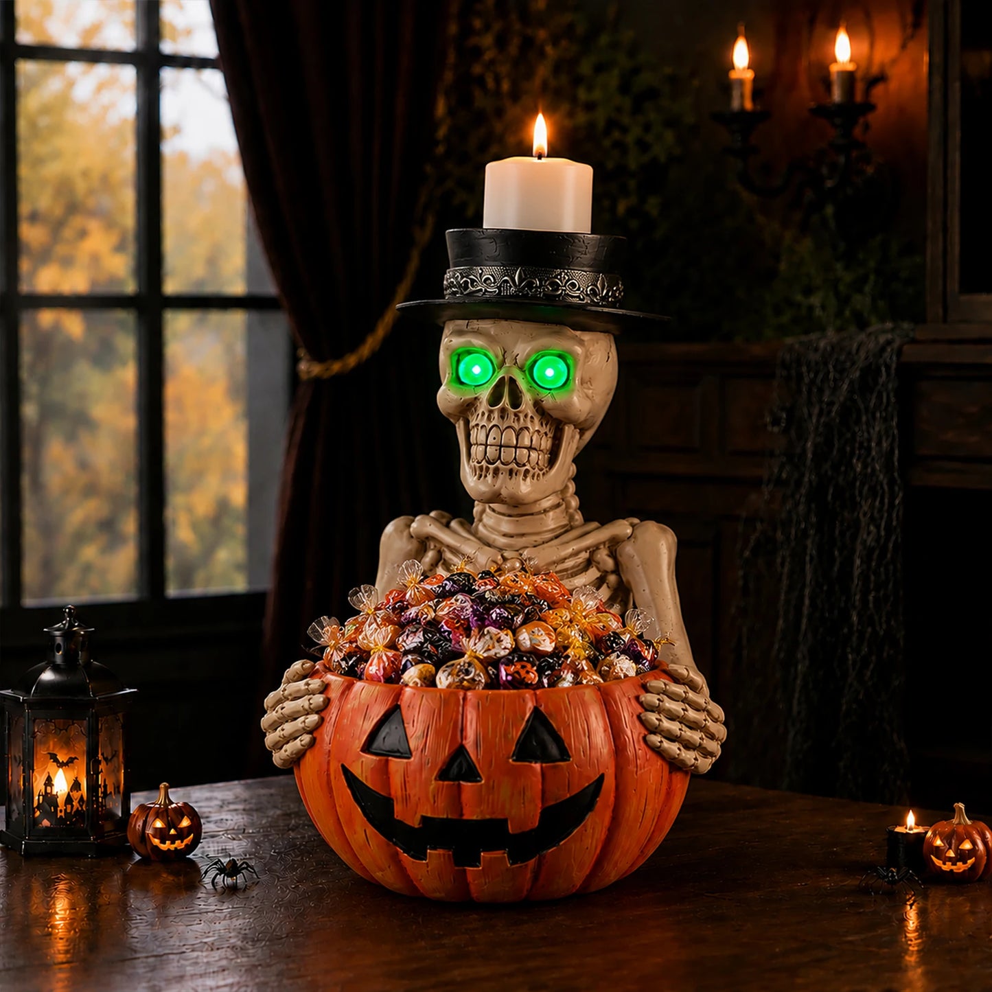 Halloween Skeleton Figurine